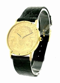 Corum Gold Coin Watch 62022.951101 Gold Dial Watch