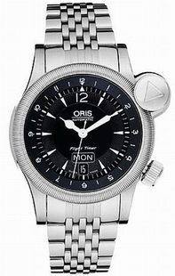 Mens Oris Flight Timer 635-7568-4064MB Stainless Steel Watch