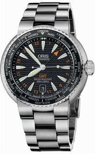 Oris 668-7608-8454MB 44 mm 300 meters / 1000 feet Water Resistant Watch