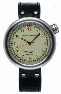 Giuliano Mazzuoli Manometro 74700RB-01 Stainless Steel Case Swiss Watch