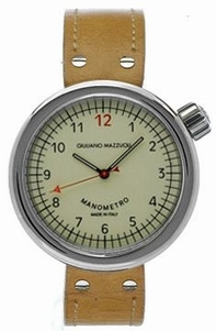 Giuliano Mazzuoli Manometro 74700RP Ivory Dial Watch