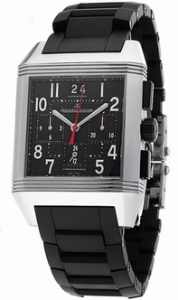 Jaeger LeCoultre Reverso Squadra Q701867P Black, guilloche center Dial Watch