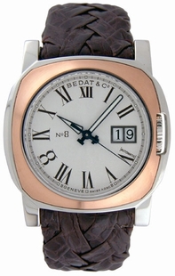 Silver Bedat & Co. 888.078.100 Mens Pink Gold Watch