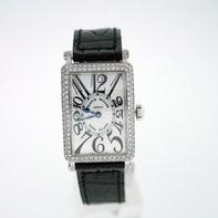 Franck Muller 900 QZ D Quartz White Gold Watch