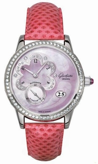 Purple Glashutte 90-01-52-52-04 Womens White Gold Watch