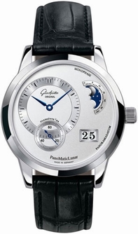 Glashutte PanoMaticLunar 90-02-02-02-04 Silver Dial Watch