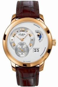 Glashutte PanoMaticLunar 90-02-31-11-04 Silver Dial Watch