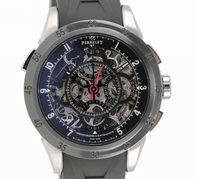 Mens Perrelet Split-Second Chronograph A1043/2 Stainless Steel Watch