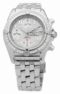 Ivory Breitling A1335853-A5-366A Mens Stainless Steel Watch