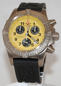 Yellow Breitling A1338012-C7-731P Mens Stainless Steel Watch