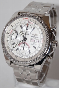 Breitling Bentley Motors A2536212-G5-970A White Dial Watch