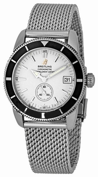 Automatic Breitling A3732024G6149A Mens White Watches