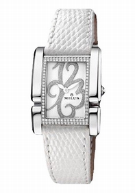 White Milus API019 Womens Stainless Steel Watch