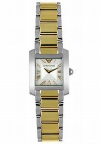 Womens Emporio Armani Classic AR5727 Two Tone Watch