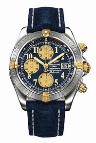 Mens Breitling Windrider Chronomat Evolution B1335611-C6-464 Yellow Gold Watch