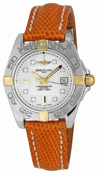 White Breitling B71356L2A7130Z Womens Two Tone Watch