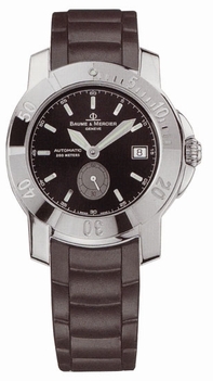 Black Baume Mercier Baume 8123 Mens Stainless Steel Watch