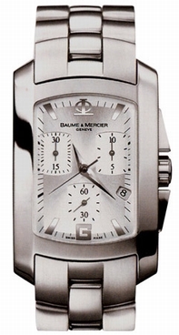 Baume Mercier Hampton Milleis Baume 8444 Silver Dial Watch