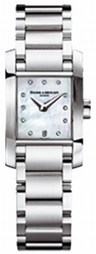 Baume Mercier Diamant Baume 8573 Stainless Steel Case Swiss Watch