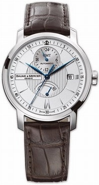 Silver Baume Mercier Baume 8693 Mens Stainless Steel Watch