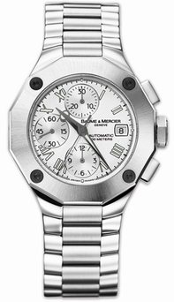 Mens Baume Mercier Riviera Baume 8727 Stainless Steel Watch