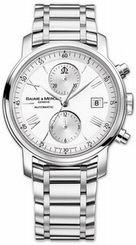 Automatic Baume Mercier Baume 8732 Mens White Watches