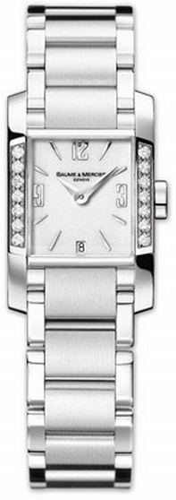 White Baume Mercier Baume 8739 Womens Stainless Steel Watch