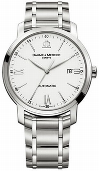 Mens Baume Mercier Classima Executives Baume 8836 Stainless Steel Watch