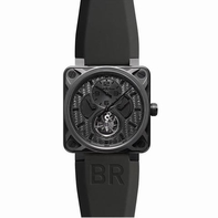 Manual Winding Bell Ross BR 01- Tourbillon Phantom Mens Watches