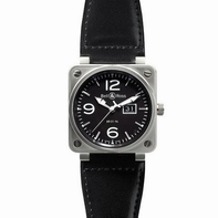 Bell Ross BR 01 BR 01-96 Stainless Steel Case Swiss Watch