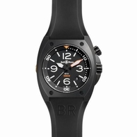 Black Bell Ross BR 02-92 Mens Stainless Steel Watch