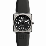 Black Bell Ross BR01-9 Mens Stainless Steel Watch