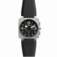 Black Bell Ross BR01-94 Mens Stainless Steel Watch