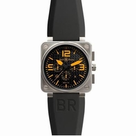 Mens Bell Ross BR 01 BR01-94 Stainless Steel Watch