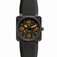 Black Bell Ross BR01-97 Mens Stainless Steel Watch