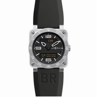 Mens Bell Ross BR 03 BR03 Stainless Steel Watch