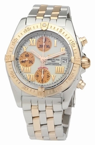 Breitling Mens Stainless Steel and 18k Yellow Gold accents Watch BRTC1335812-A6-366C