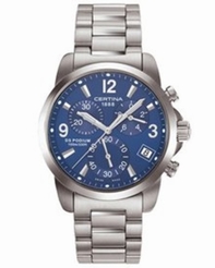 Blue Certina C536.7129.42.56 Mens Stainless Steel Watch