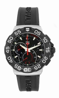 Black Tag Heuer CAH1010.FT6026 Mens Stainless Steel Watch