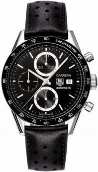 Tag Heuer Carrera Automatic Mens CV2010.FC6205 Black Dial Watch