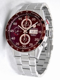 Mens Tag Heuer Carrera Automatic Chronograph CV2A12.FC6236 Stainless Steel Watch