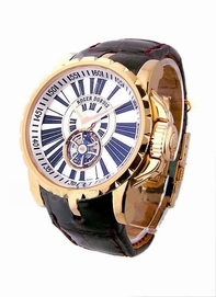 Mens Roger Dubuis Excalibur EX39 09 5 3.7A Rose Gold Watch