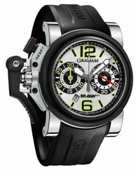 Mens Graham Brawn GP G-BGP-001White Tungsten Watch