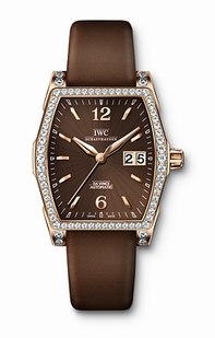 Brown IWC IW452321 Womens Rose Gold Watch