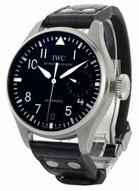 Black IWC IW500401 Mens Stainless Steel Watch