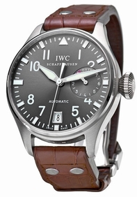 Black IWC IW500402 Mens White Gold Watch