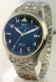 Mens IWC Spitfire Pilot IW325312 Stainless Steel Watch