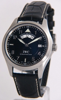 Black IWC IW325105 Mens Stainless Steel Watch