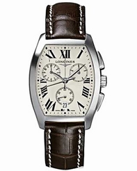 Mens Longines Evidenza L2.656.4.71.9 Stainless Steel Watch