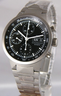 Mens IWC Pilots Chrono 3707.003 Stainless Steel Watch